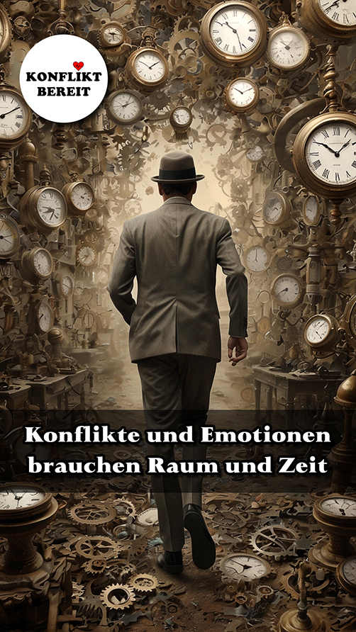 Der Beitrag thematisiert die Natur von Konflikten und deren emotionalen Auswirkungen. Er erläutert, dass Konflikte an sich nicht negativ sind, sondern die daraus entstehenden Emotionen problematisch sein können. Der Beitrag betont die Wichtigkeit, diese Mechanismen zu erkennen und bewusster mit ihnen umzugehen. Dabei wird darauf hingewiesen, dass impulsive Reaktionen kontrolliert und reflektiert werden sollten. Emotionale Intelligenz und Achtsamkeit helfen, besser mit diesen uralten, instinktiven Reaktionen umzugehen, auch wenn unser „inneres Betriebssystem“ veraltet ist. Letztlich wird betont, dass es wichtig ist, sich und anderen Raum zu geben, Emotionen zu fühlen und zu verarbeiten.